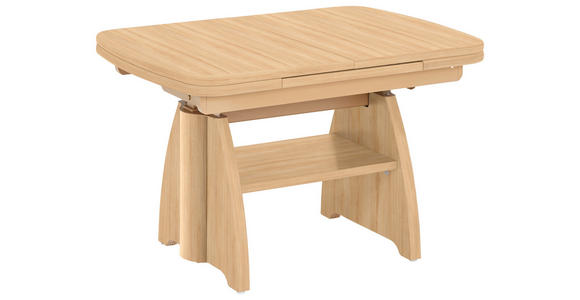 COUCHTISCH Buche furniert 90-131/65/56-75 cm rechteckig Buchefarben  - Buchefarben, KONVENTIONELL, Holzwerkstoff (90-131/65/56-75cm) - Venda