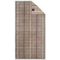 HANDTUCH Contour checked Beige, Dunkelgrau, Taupe  - Taupe/Dunkelgrau, Design, Textil (50/100cm) - Joop!