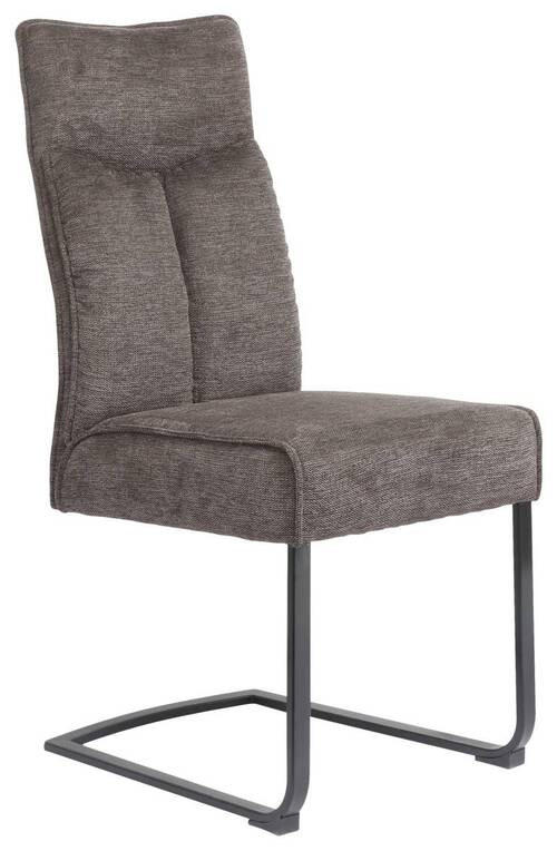 HOUPACÍ ŽIDLE, hnědá, černá - černá/hnědá, Design, kov/textil (44/102/64cm) - Novel