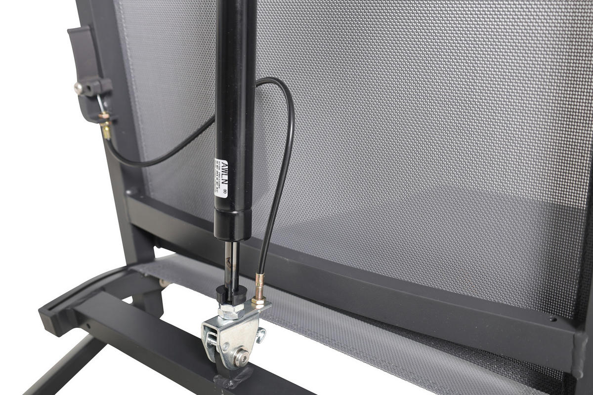 GARTENSESSEL Aluminium Grau  - Grau, Design, Textil/Metall (56,5/105/69,5cm) - Ambia Garden