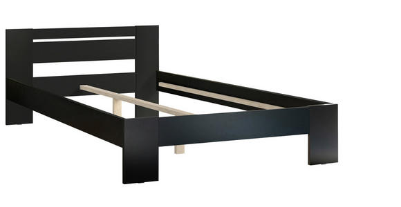BETT 120/200 cm  in Schwarz  - Schwarz, KONVENTIONELL, Holzwerkstoff (120/200cm) - Carryhome