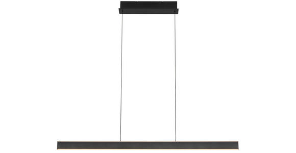 LED-HÄNGELEUCHTE Kent 118/10/170 cm   - Schwarz, Design, Kunststoff/Metall (118/10/170cm) - Dieter Knoll