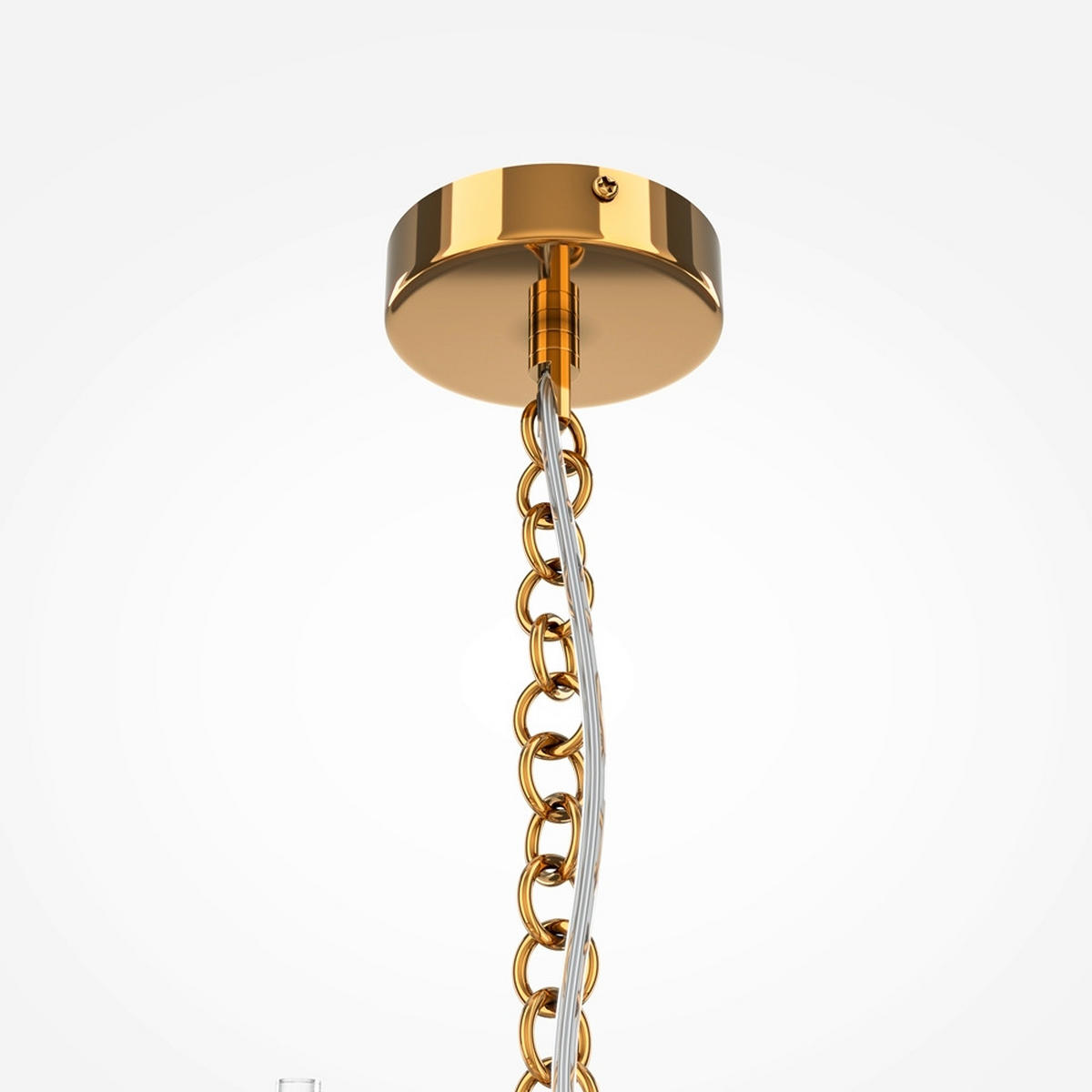 PENDELLEUCHTE 58/62 cm    - Goldfarben, Modern, Metall (58/62cm) - MAYTONI