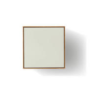 HÄNGEELEMENT Asteiche massiv Eichefarben, Kaschmir  - Kaschmir/Eichefarben, KONVENTIONELL, Glas/Holz (41/41/25cm) - Linea Natura