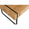 COUCHTISCH in Holz, Metall, Holzwerkstoff 110/59,4/45 cm  - Eichefarben/Schwarz, Design, Holz/Holzwerkstoff (110/59,4/45cm) - Carryhome