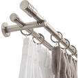 RUNDSTANGENGARNITUR 240 cm - Edelstahlfarben, Basics, Metall (240cm) - Homeware