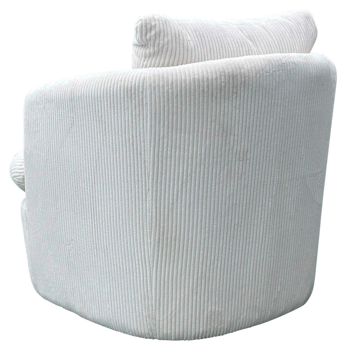 SESSEL in Cord Elfenbein  - Elfenbein, Basics, Textil (72/78/77cm) - MID.YOU