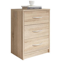 NACHTSCHRANK 38,5/54/28,2 cm, Sonoma Eiche,  - Sonoma Eiche, Basics (38,5/54/28,2cm) - P & B