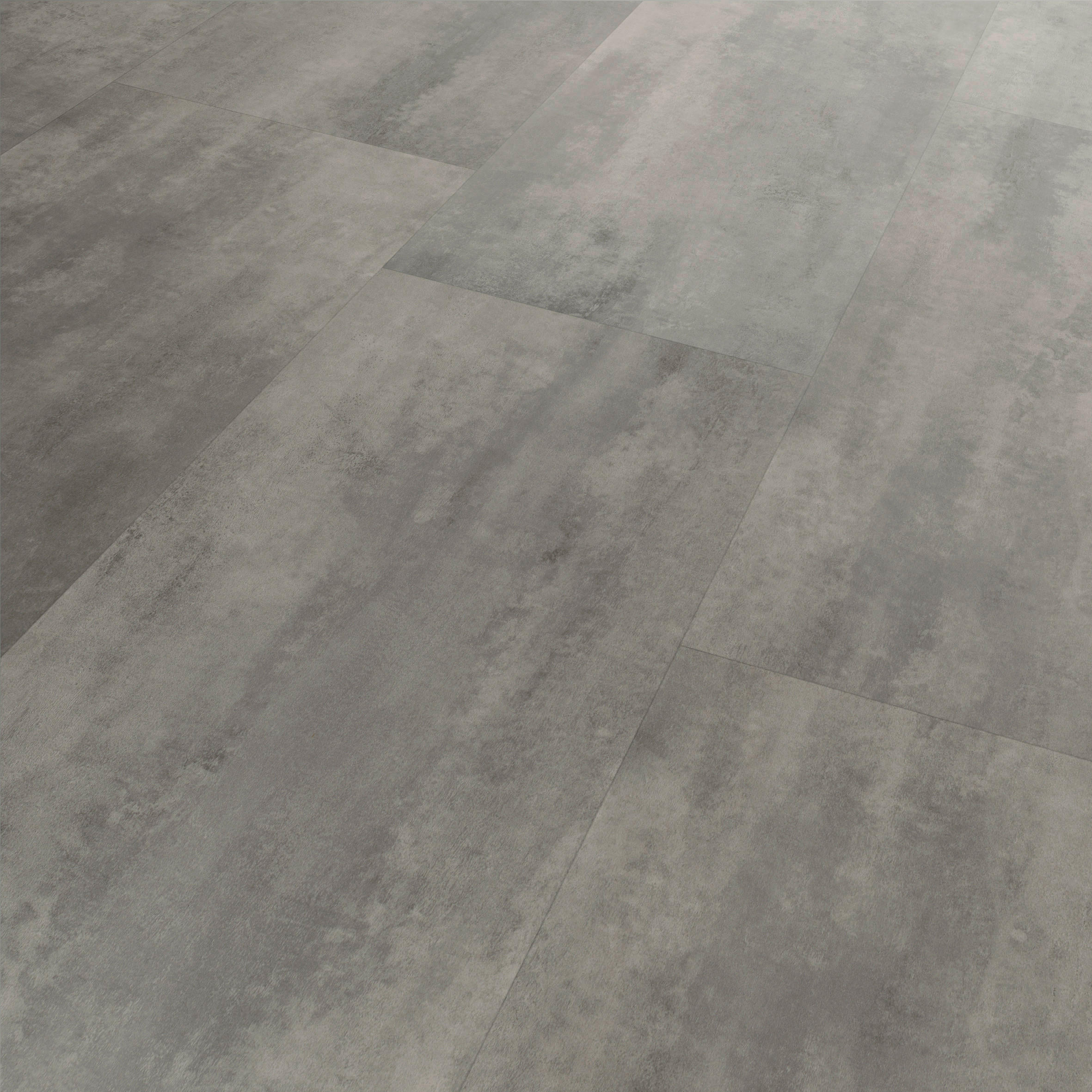 DESIGNBODEN FIXED  per  m² - Grau, Basics, Kunststoff (60.96/30.48/0.25cm)