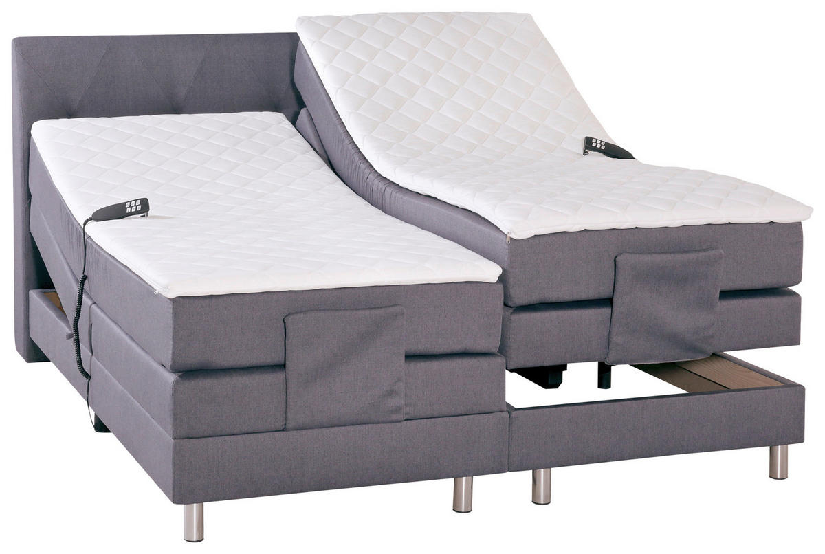 POSTELJA BOXSPRING 180 cm   x 200 cm  , tekstil  - barve kroma, Design, tekstil (180/200cm) - Xora