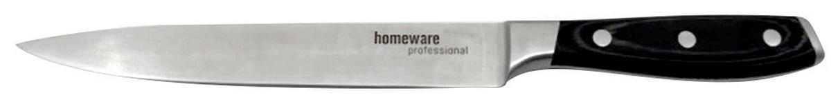 NOŽ ZA MESO          34 cm    nerđajući čelik - boja nerđajućeg čelika/tamnobraon, Konvencionalno, metal/pločasti materijal (34cm) - Homeware Profession.