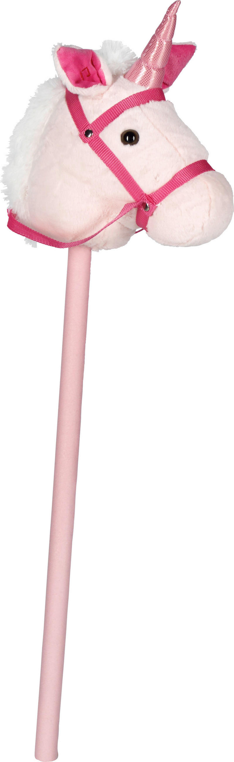 STECKENPFERD - Rosa, Basics, Kunststoff/Textil (80cm) - My Baby Lou