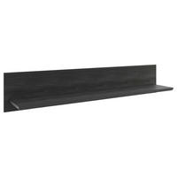 ZIDNA POLICA - antracit, Osnovno, pločasti materijal (150/28/27cm) - Hom`in