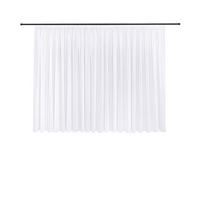 FERTIGSTORE  transparent  450/175 cm   - Weiß, Basics, Textil (450/175cm)