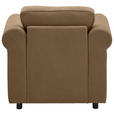 SESSEL in Chenille Goldbraun  - Goldbraun/Schwarz, KONVENTIONELL, Kunststoff/Textil (106/88/86cm) - Carryhome