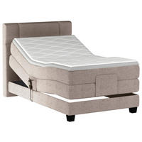 BOXSPRINGBETT 90/200 cm  in Braun  - Schwarz/Braun, KONVENTIONELL, Holz/Kunststoff (90/200cm) - Esposa