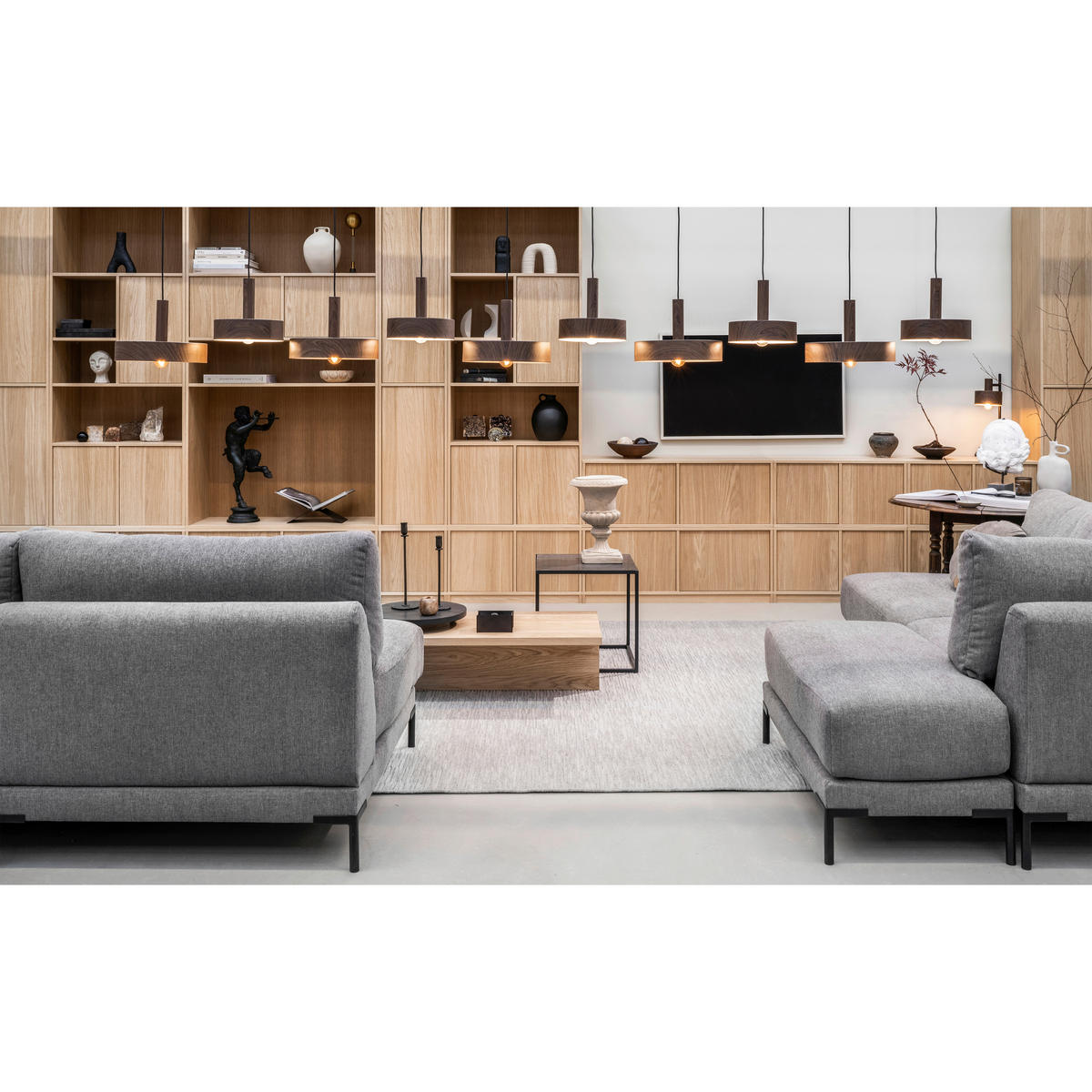 LOWBOARD Modulair 77/44/40 cm  erweiterbar  - Naturfarben, Design, Holz (77/44/40cm) - Livetastic