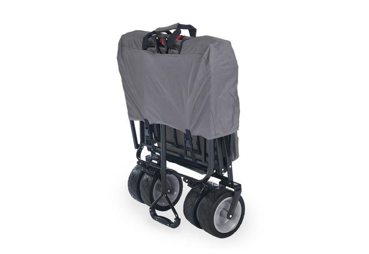 BOLLERWAGEN  Paxi   - Grau, Basics, Textil/Metall (124/59/67cm) - Pinolino