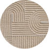 HOCHFLORTEPPICH 80 cm ART Beige  - Beige, Basics, Textil (80cm) - Novel