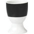 EIERBECHERSET Keramik Porzellan 6-teilig - Schwarz/Weiß, Basics, Keramik (4,5/6,5cm)