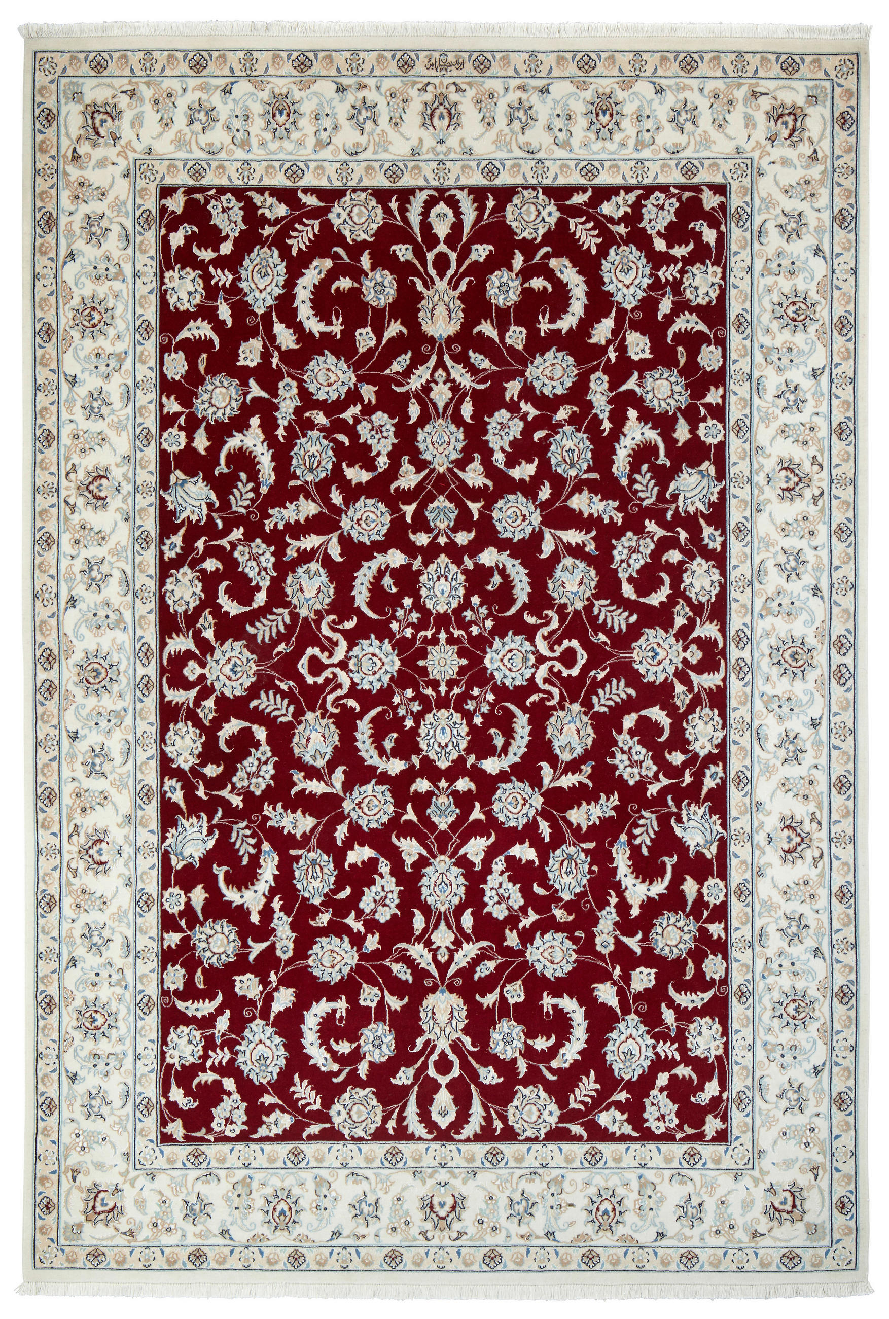 ORIENTALSKA PREPROGA NAIN  170/240 cm   rdeča  - rdeča, Konvencionalno, tekstil (170/240cm) - Cazaris