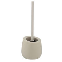 WC-BÜRSTENGARNITUR in Keramik  Kunststoff   - Beige, Basics, Keramik/Kunststoff (13,5/38/13,5cm) - Wenko