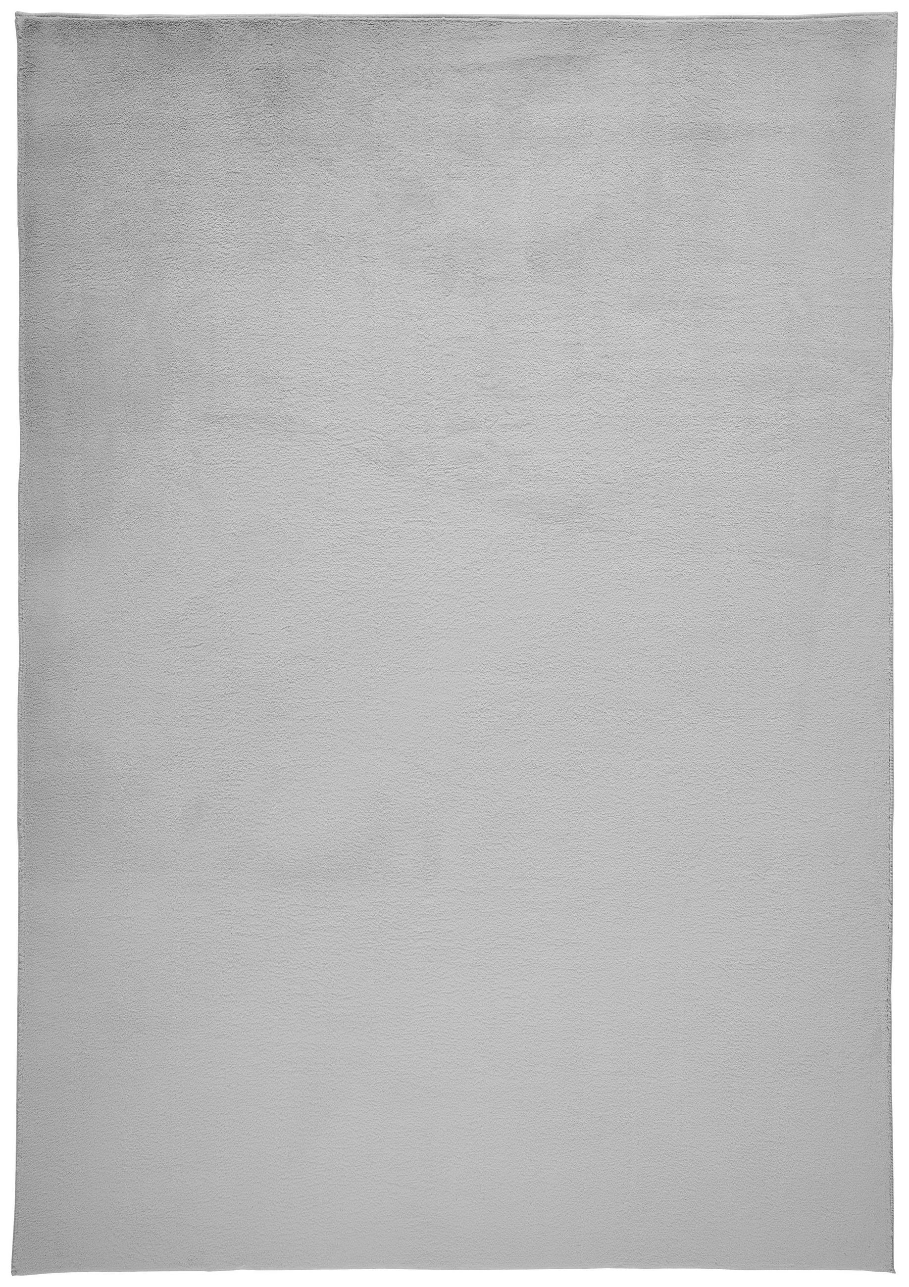 HOCHFLORTEPPICH 130/190 cm  - Silberfarben, Basics, Textil (130/190cm) - Novel