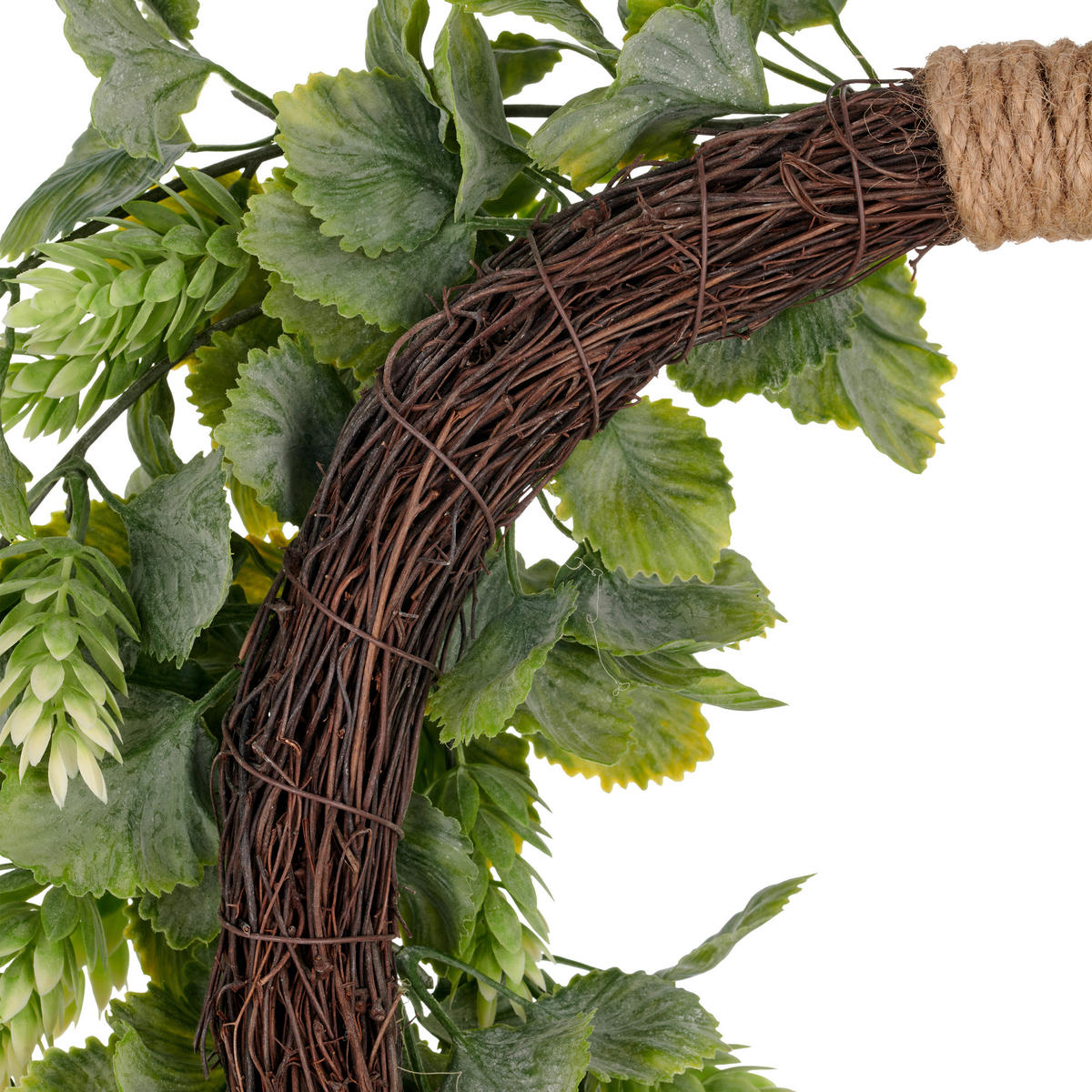 KUNSTPFLANZE Hopfen  - Grün, Basics, Kunststoff (40cm)