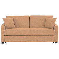 SCHLAFSOFA Sola in Webstoff Kupferfarben  - Schwarz/Kupferfarben, Design, Kunststoff/Textil (186/83/100cm) - Xora