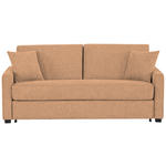 SCHLAFSOFA Sola in Webstoff Kupferfarben  - Schwarz/Kupferfarben, Design, Kunststoff/Textil (186/83/100cm) - Xora