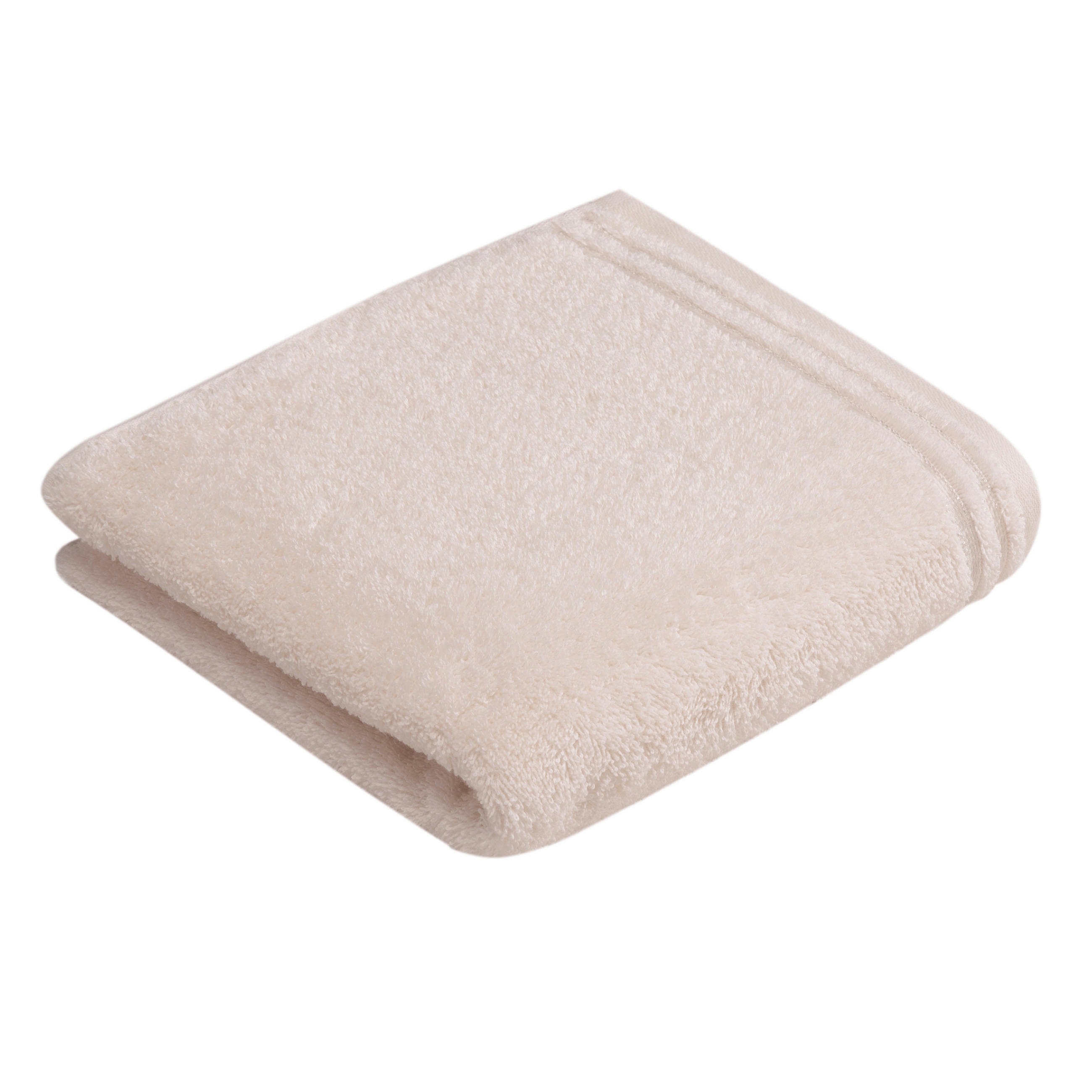 HANDTUCH 60/110 cm Calypso Feeling Beige  - Beige, KONVENTIONELL, Textil (60/110cm) - Vossen