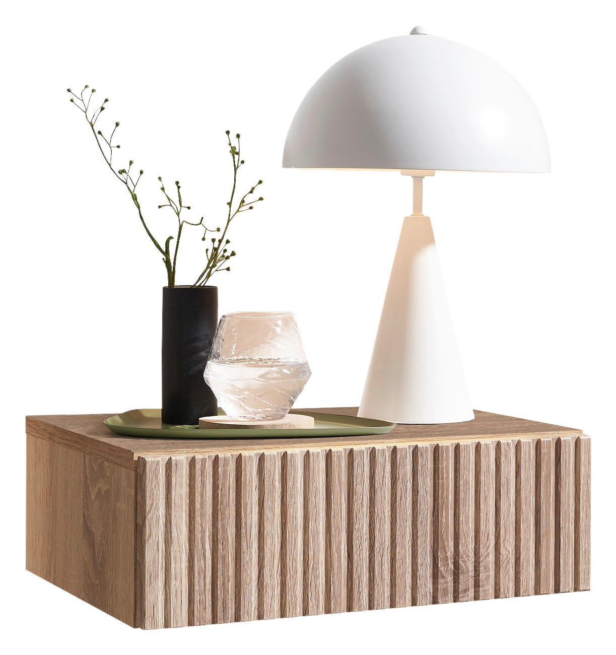 NACHTSCHRANK 42/14/30 cm  - Eiche Artisan, KONVENTIONELL, Holzwerkstoff (42/14/30cm) - Boxxx