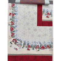 ASZTALTERÍTŐ   - bordó, Design, textil (90/90cm)