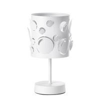 DETSKÁ STOLNÁ LAMPA, 15/22 cm  - biela, Design, kov (15/22cm)