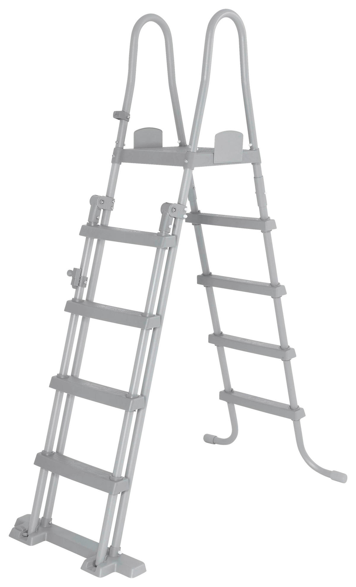 POOL SET 56384 488/132 cm  - Dunkelbraun/Hellblau, KONVENTIONELL, Kunststoff/Metall (488/132cm) - Bestway
