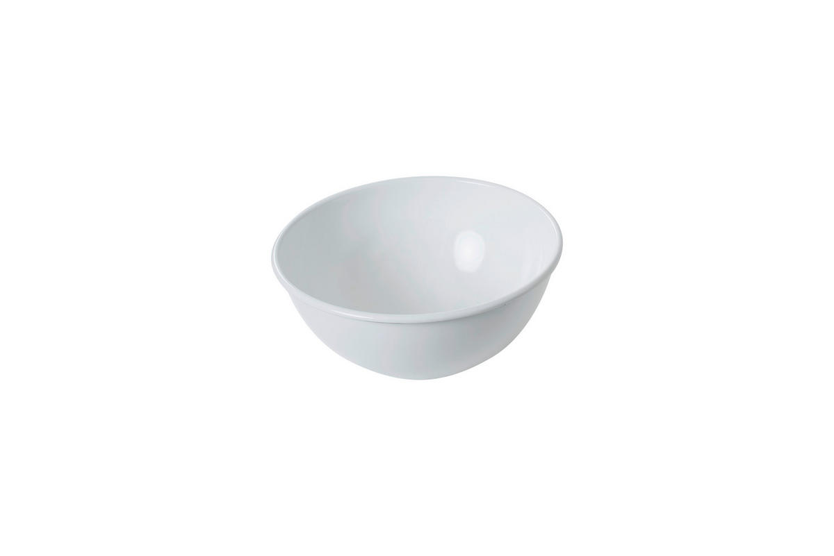 SCHÜSSEL Classic Weiß   - Weiß, Basics, Metall (22/11cm) - Riess