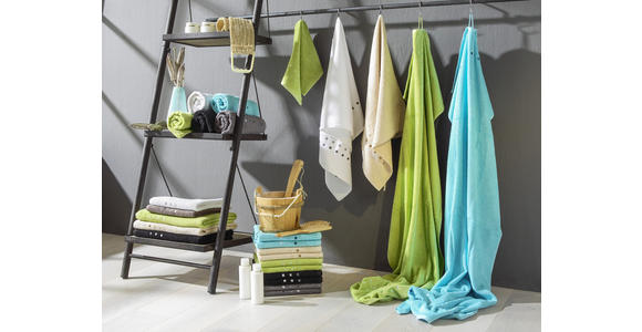 DUSCHTUCH 70/140 cm Grün - Grün, KONVENTIONELL, Textil (70/140cm) - Esposa
