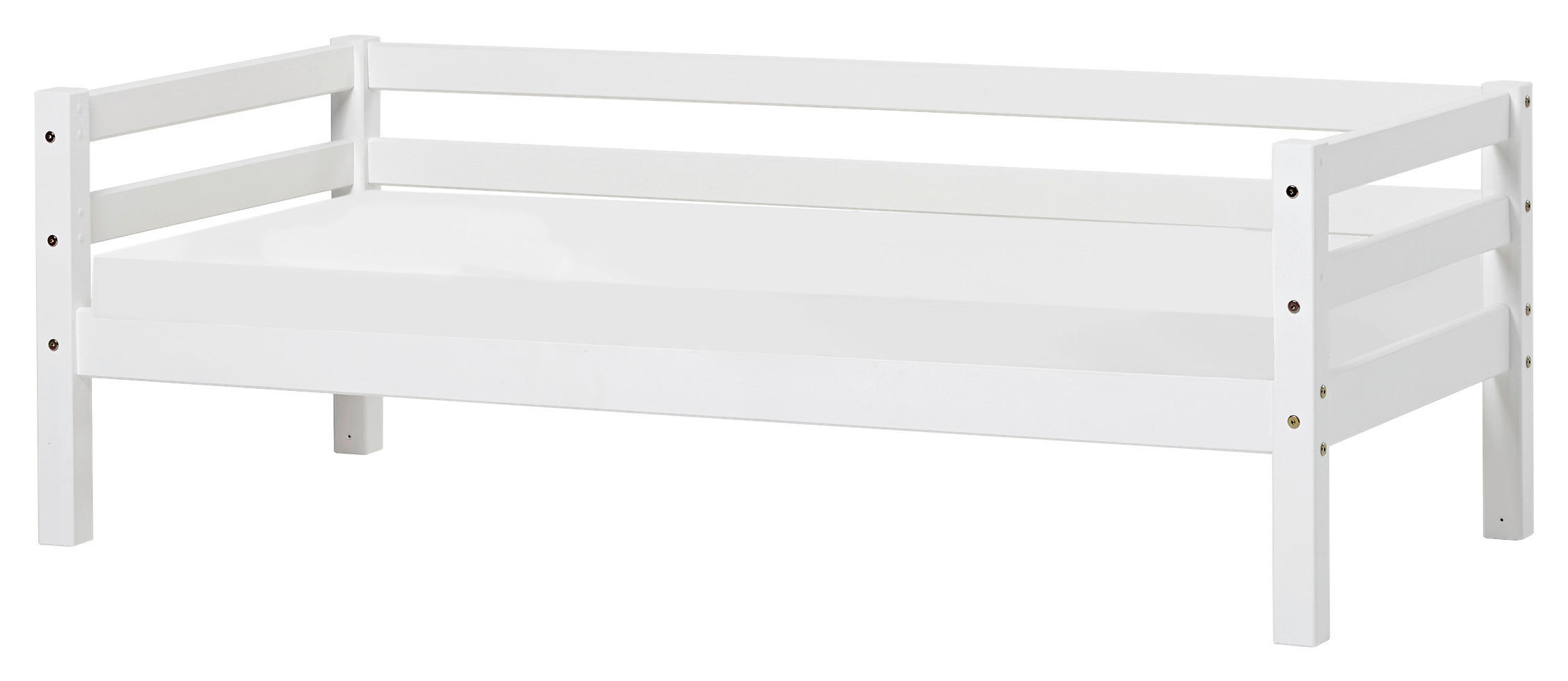 KINDER-/JUNIORBETT - Naturfarben/Weiß, MODERN, Holz (70/190cm) - MID.YOU
