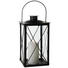 LUCERNA - černá, Design, kov/sklo (15/30/15cm) - Ambia Home LUCERNA - černá, Design, kov/sklo (15/30/15cm) - Ambia Home