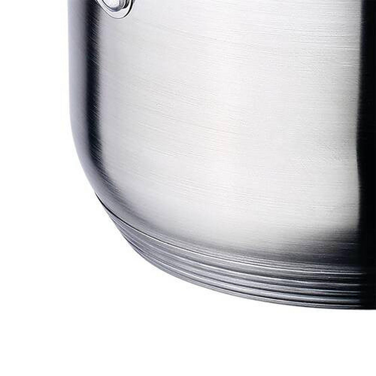 KOCHTOPFSET 12-teilig  - Edelstahlfarben/Transparent, MODERN, Glas/Metall