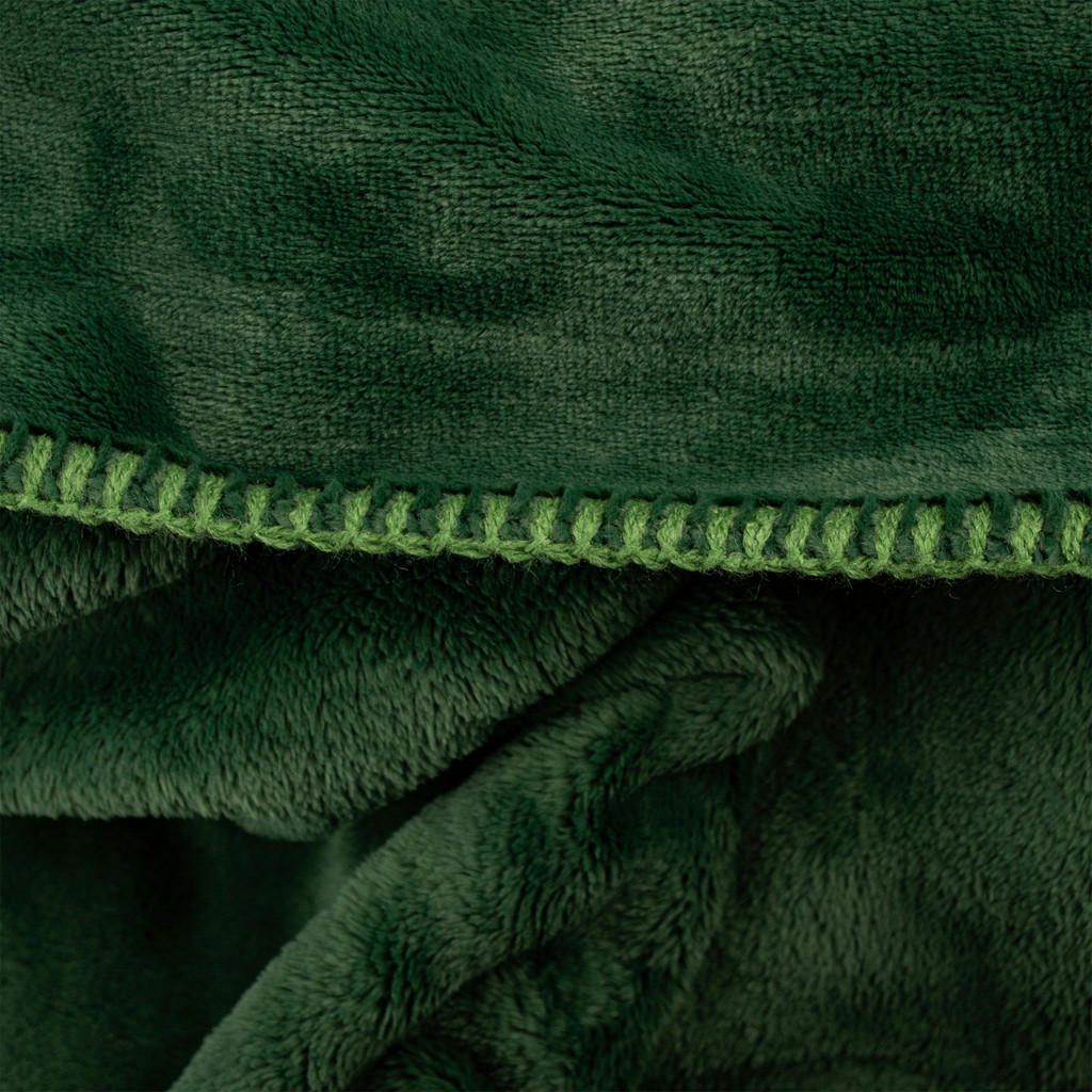 Thumbnail - Zoeppritz Decke, Dunkelgrün, Textil, Kettelrand, pflegeleicht, Wohntextilien, Decken, Kuscheldecken