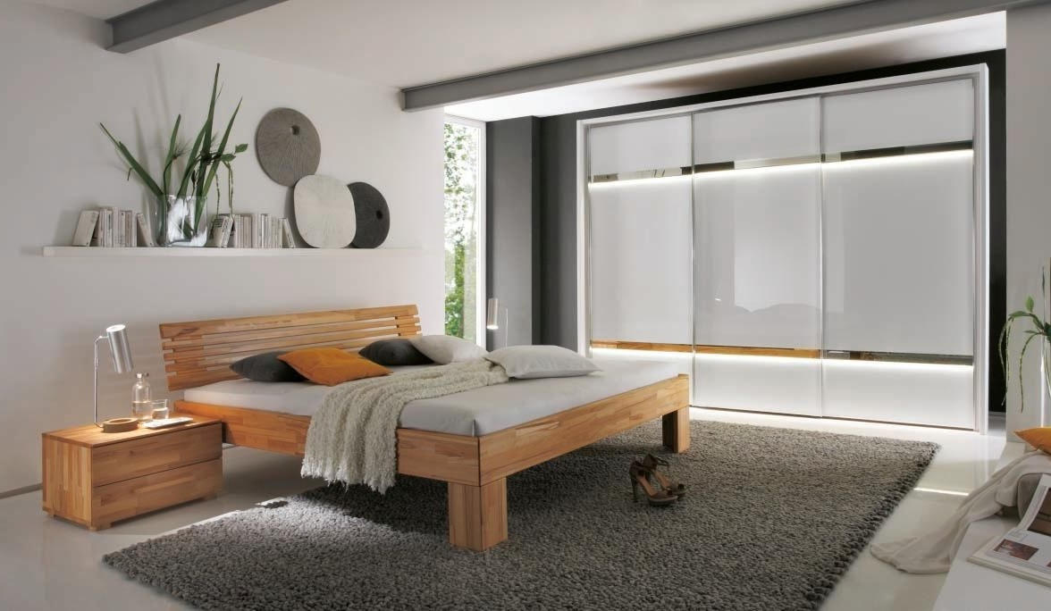 BETT 140/200 cm  in Buchefarben  - Buchefarben/Naturfarben, Design, Holz (140/200cm) - Hasena