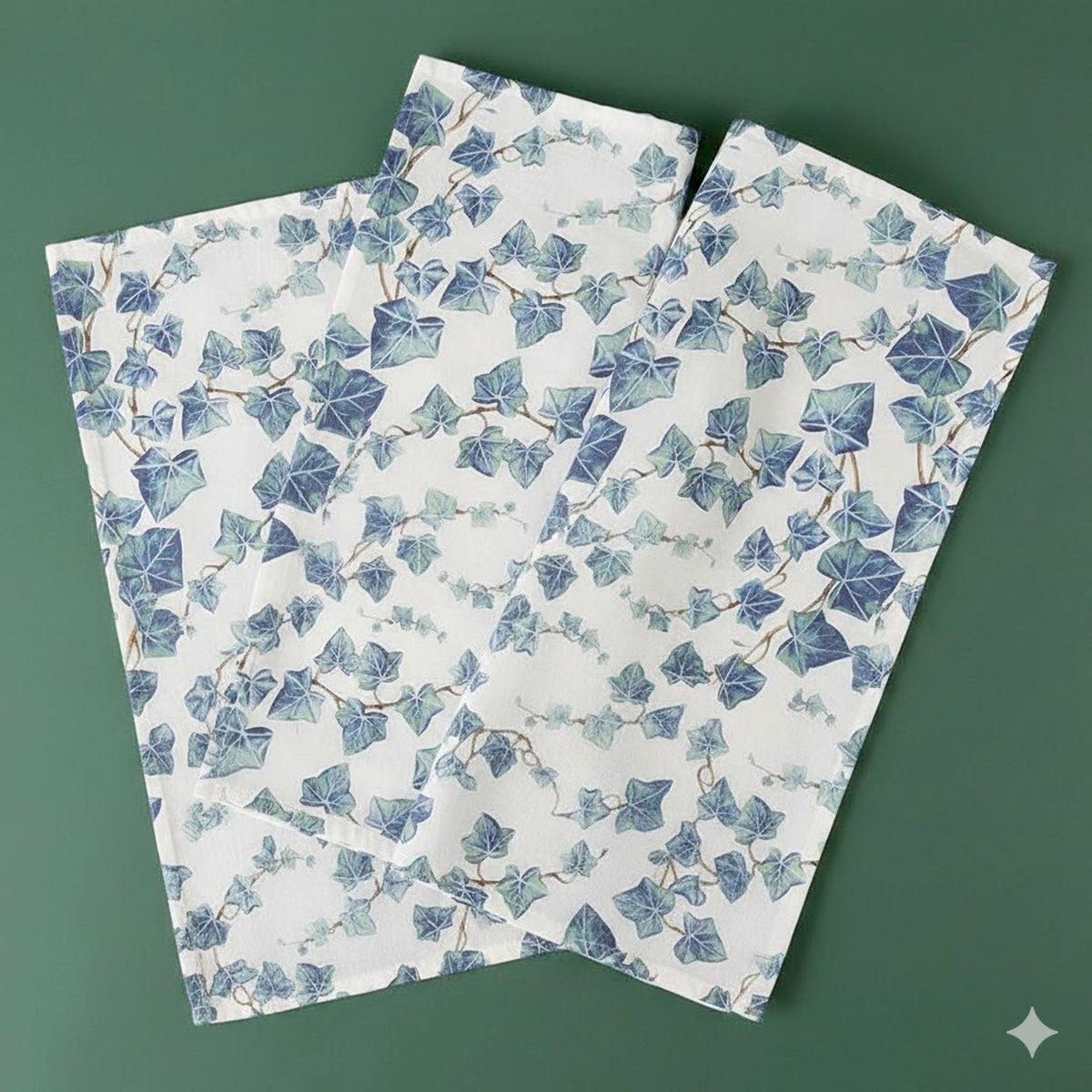 GESCHIRRTUCH-SET 3-teilig Blau  - Blau, Basics, Textil (50/70cm)