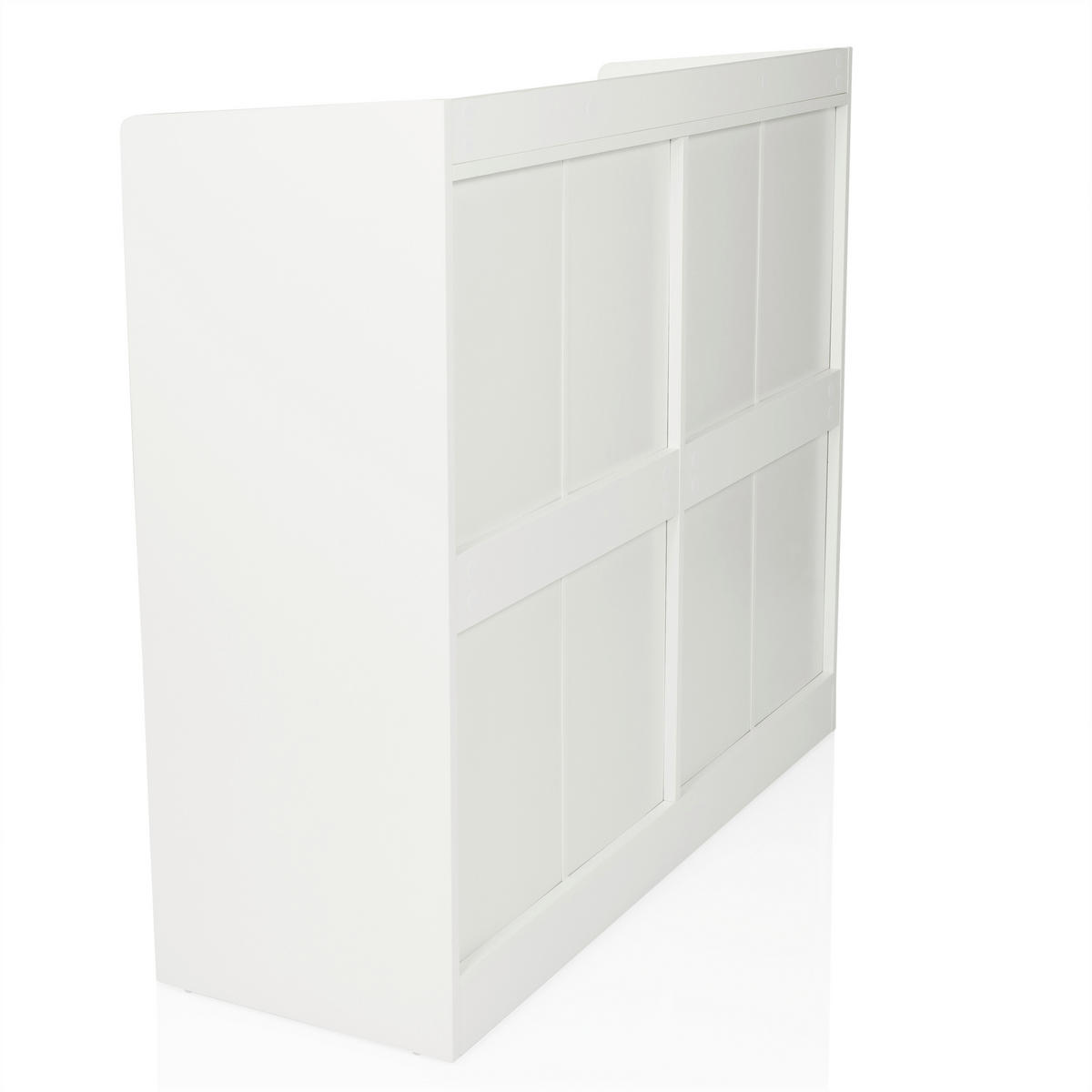 BYRÅ 110/98,5/38 cm  - vit, Modern, trämaterial (110/98,5/38cm) - MID.YOU