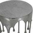 BEISTELLTISCH in Metall 43/43/56 cm  - Silberfarben, MODERN, Metall (43/43/56cm) - Ambia Home