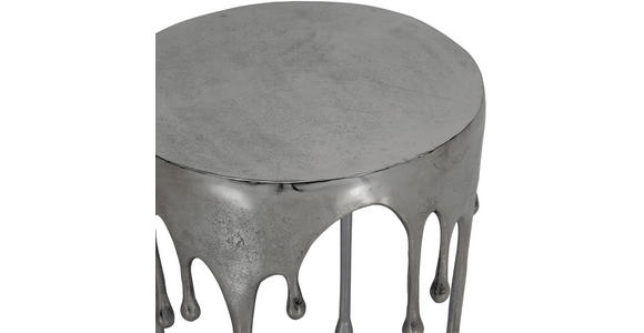 BEISTELLTISCH in Metall 43/43/56 cm  - Silberfarben, MODERN, Metall (43/43/56cm) - Ambia Home