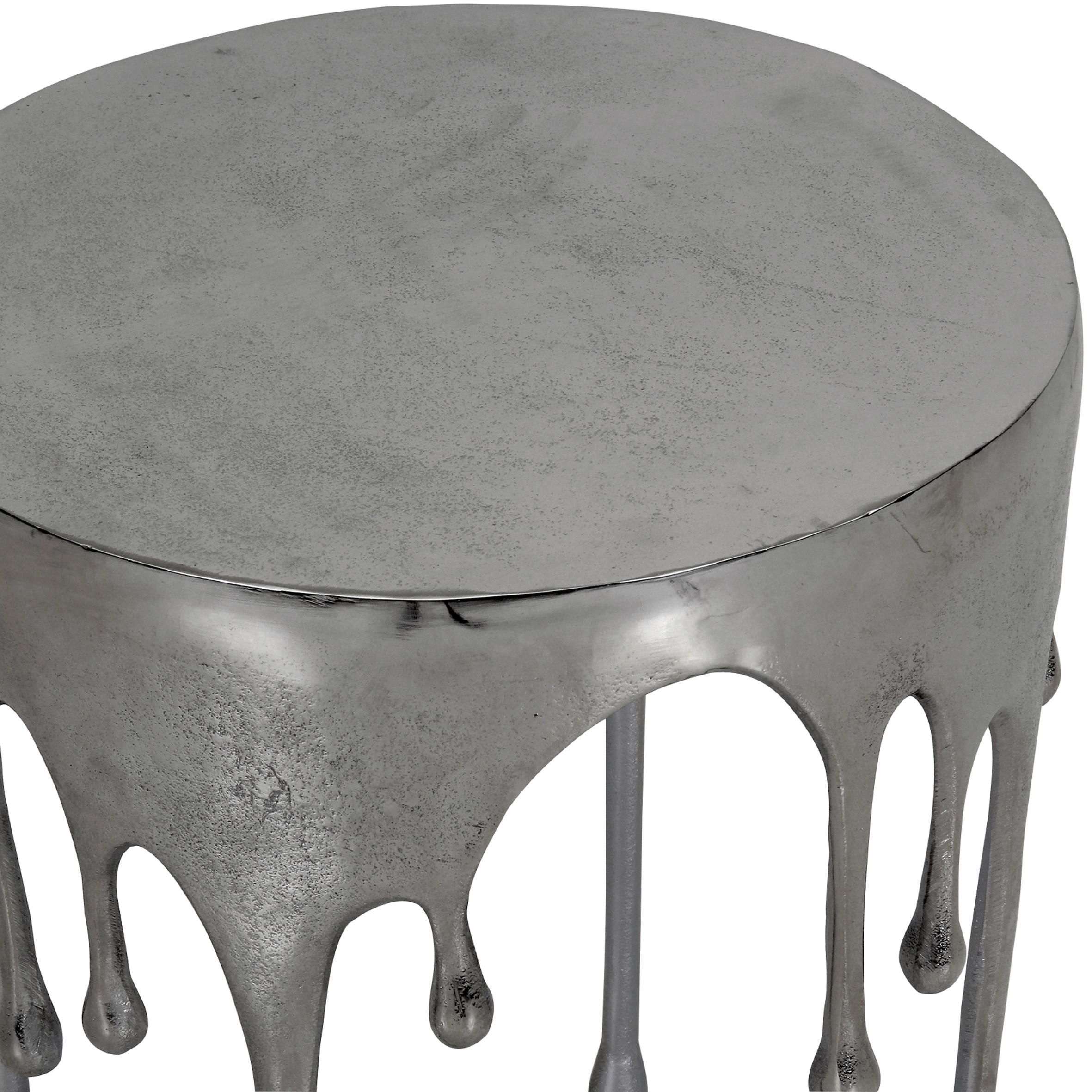 SIDOBORD i metall 43/43/56 cm  - silver, Modern, metall (43/43/56cm) - Ambia Home
