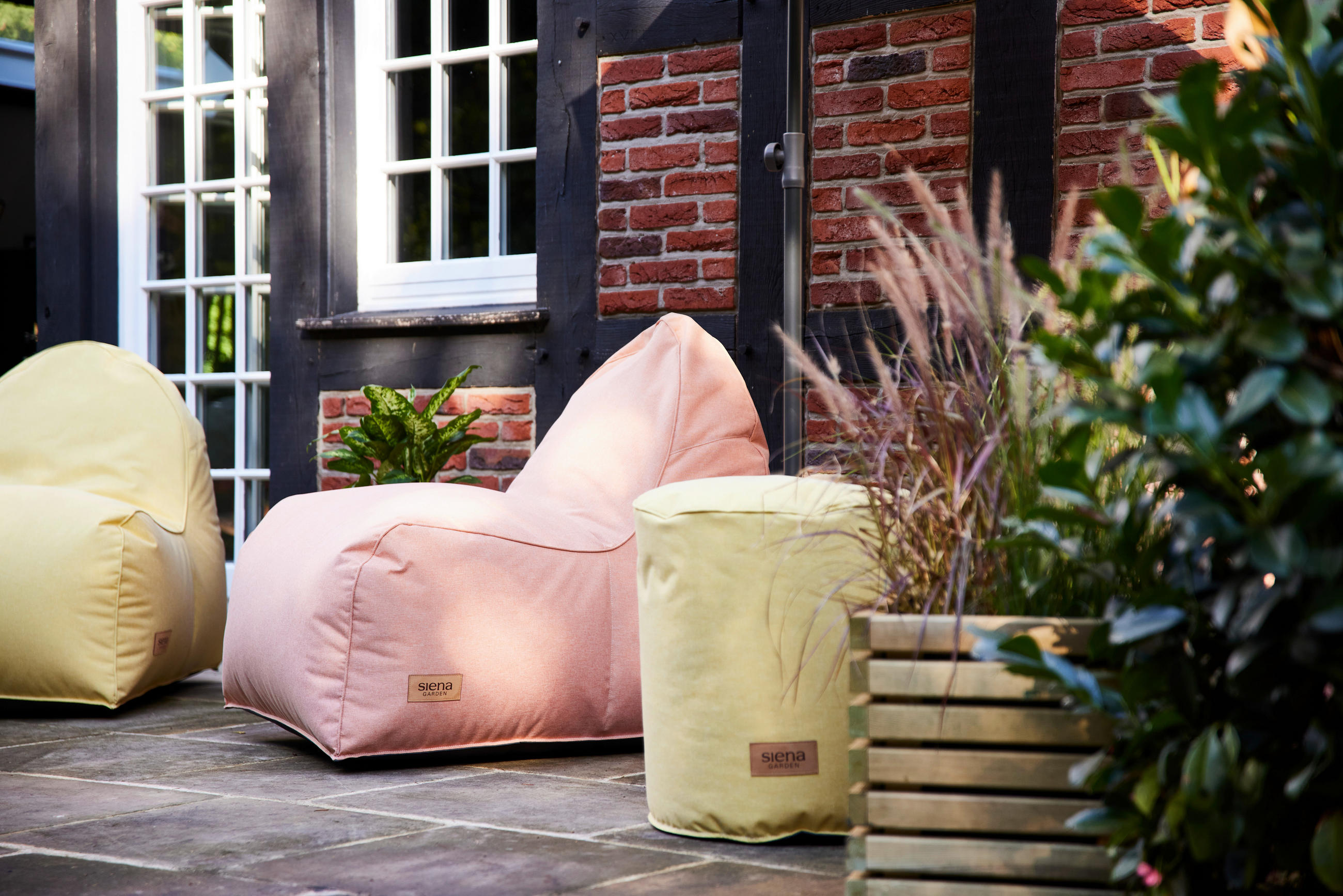 OUTDOORSITZSACK Uni - Orange, KONVENTIONELL, Textil (85/85/120cm) - Siena Garden