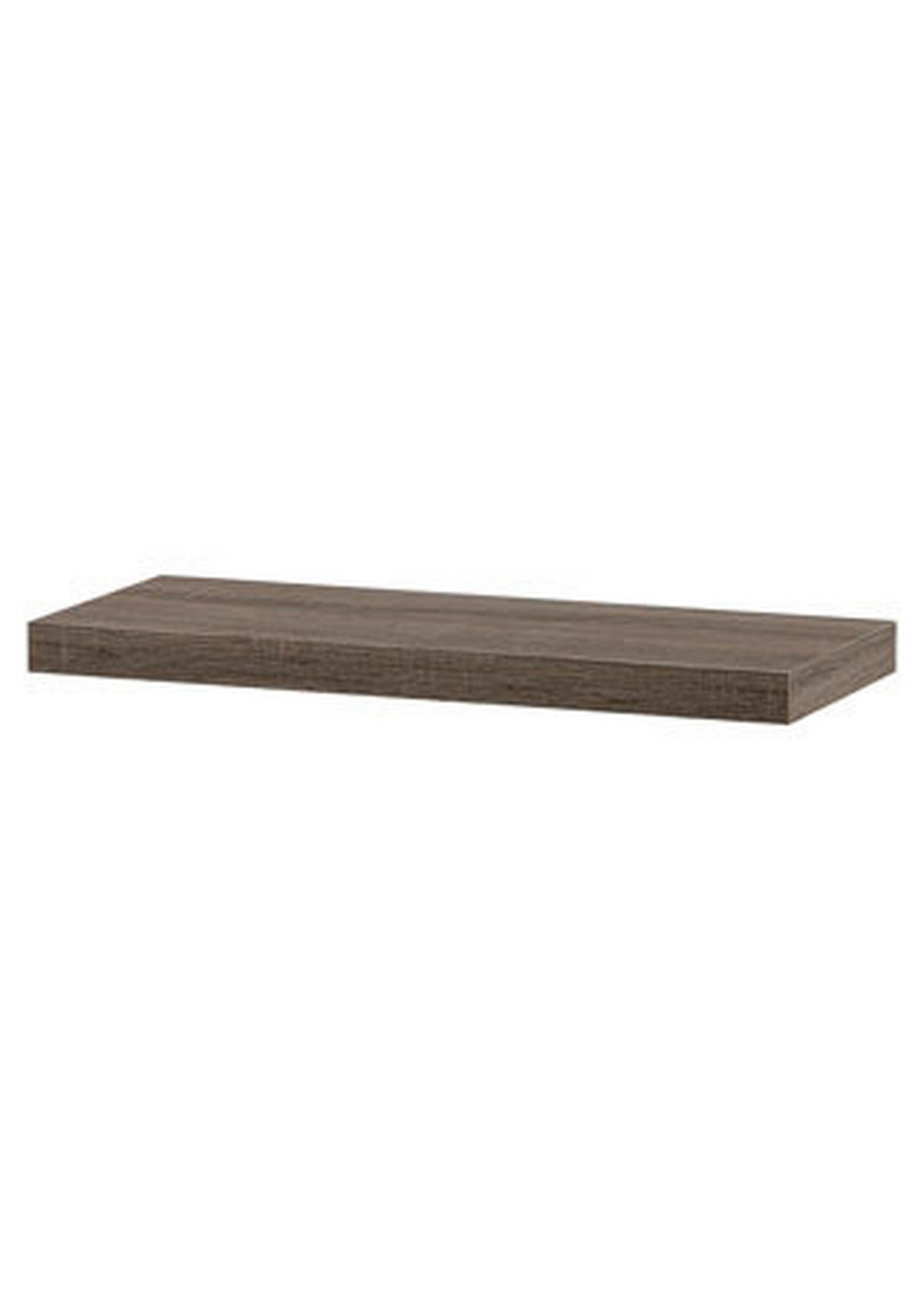 NÁSTENNÁ POLICA, farba duba, 60/3,8/23,5 cm - farba duba, Basics, kompozitné drevo (60/3,8/23,5cm) - Carryhome