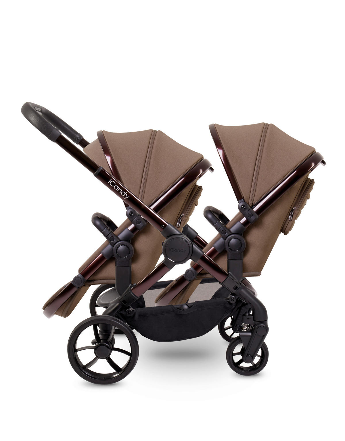 rok isporuke 60 dana  Peach 7  - crna visoki sjaj/braon, Osnovno, tekstil/plastika (75/55/39cm) - ICANDY